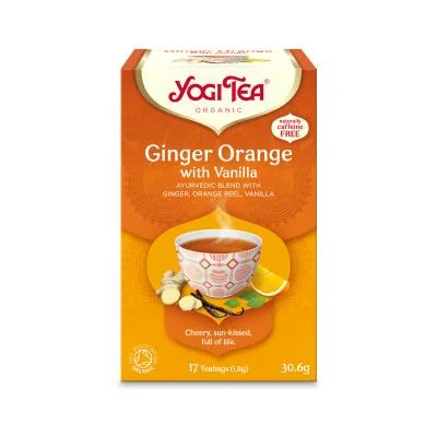 Травяной чай Yogi Tea имбирь, апельсин и ваниль, N17