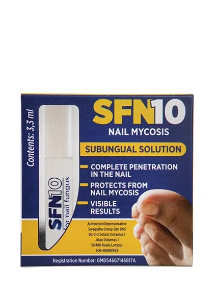 SFN10 pretsēnīšu līdzeklis nagiem, 3,3 ml