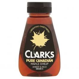 KĻAVU SĪRUPS AMBER&RICH GRADE A 180ML CLARKS