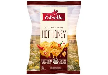 ČIPSI ESTRELLA KETTLE MEDUS UN ČILI 120G