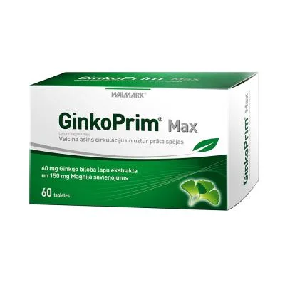 Walmark Ginkoprim Max 60 mg tabletes N60