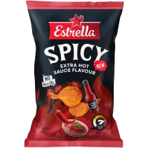 KARTUPEĻU ČIPSI ESTRELLA AR ASĀS MĒRCES GARŠU 115G