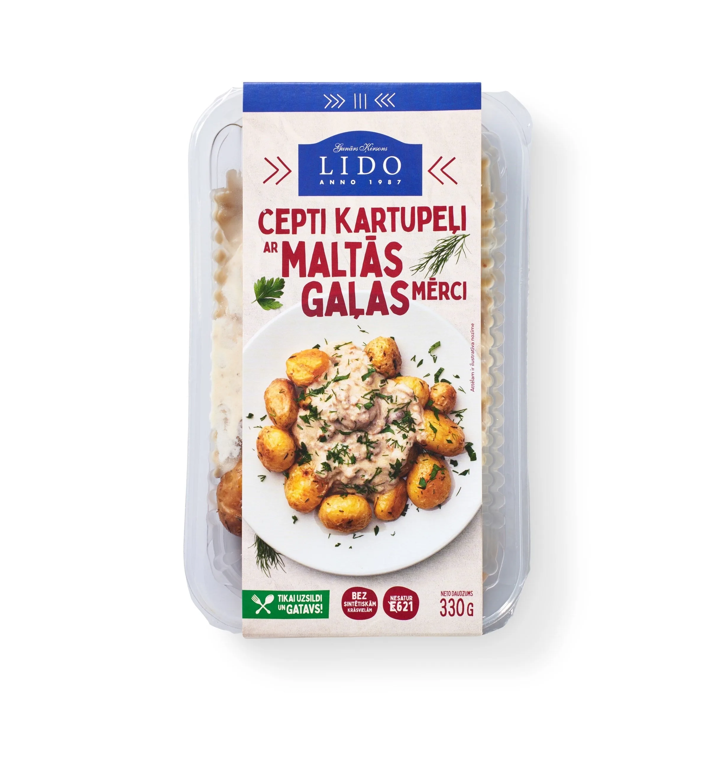 LIDO CEPTI KARTUPEĻI AR MALTĀS GAĻAS MĒRCI 330G