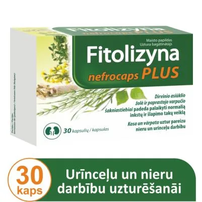 Fitolizyna Nefrocaps Plus kapsulas N30