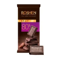 ŠOKOLĀDE TUMŠĀ ROSHEN 80% 85G