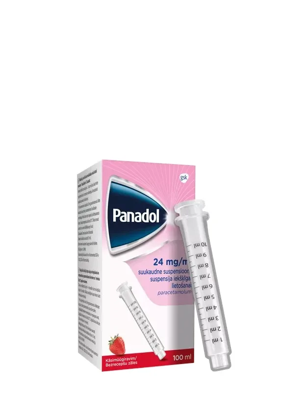 Panadol 24 mg/ml suspensija iekšķīgai lietošanai, 100 ml