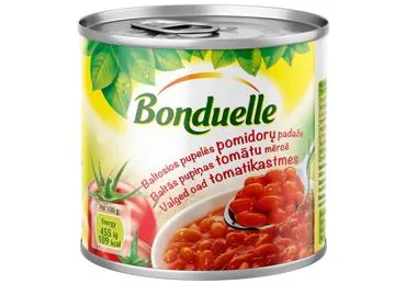BALTĀS PUPIŅAS TOMĀTU MĒRCĒ BONDUELLE 430G