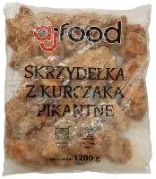 SALDĒTI PIKANTI VISTAS SPĀRNIŅI, AJ FOOD, 1.2KG