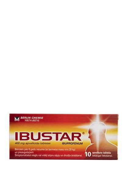 Ibustar 400 mg, 10 tabletes