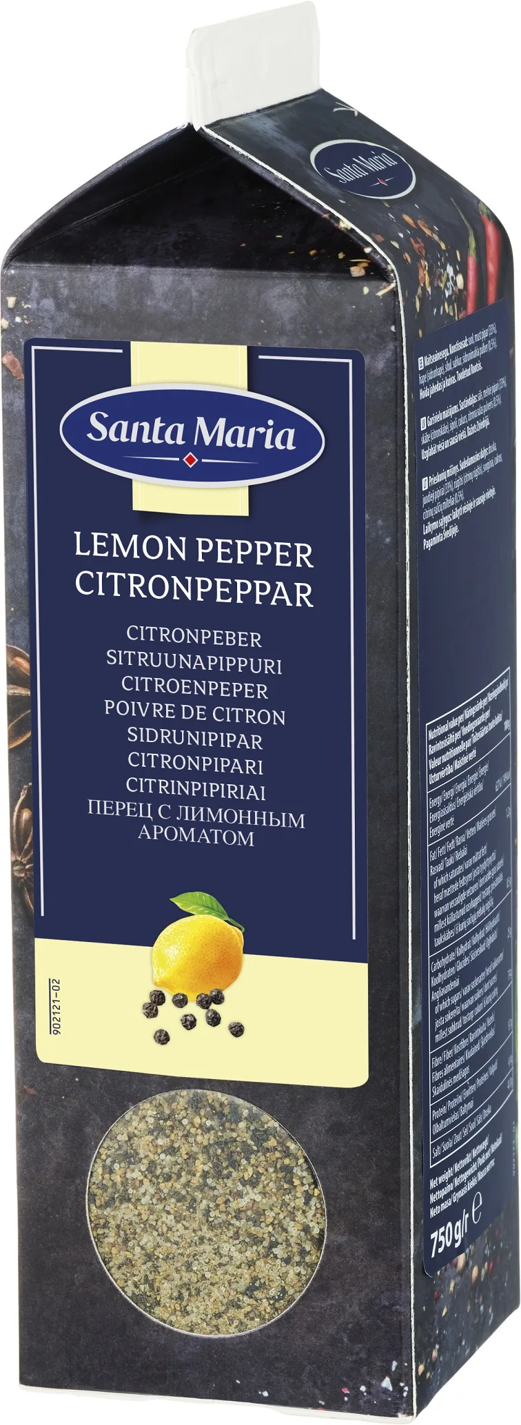 CITRONPIPARI 750G, SANTA MARIA, TETRAPAKA