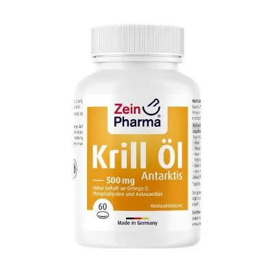 Zeinpharma Krila eļļa antarktis 500 mg mīkstās kapuslas N60
