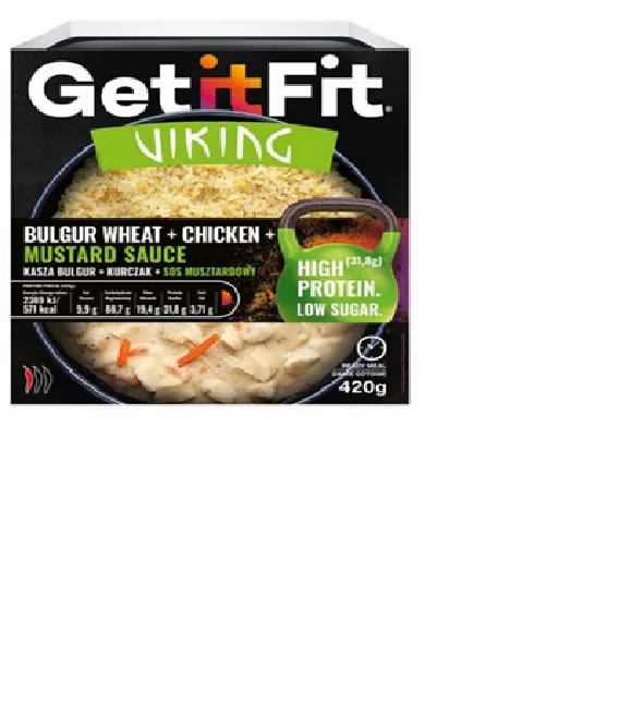 Куриное мясо с булгуром в горчичном соусе Get It Fit Viking, 420 г