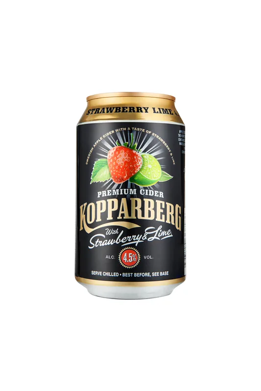 Сидр Kopparberg Strawberry & Lime, 4,5%, 0,33 л