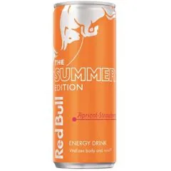 ENERĢIJAS DZĒRIENS RED BULL APRICOT STRAWBERRY 0.25L AR DEPO