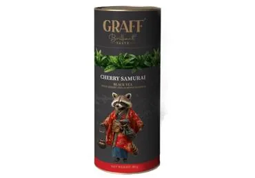 MELNĀ TĒJA GRAFF CHERRY SAMURAI 80G