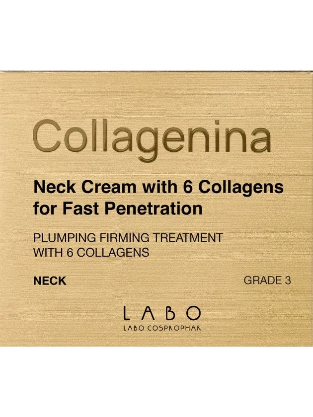 Collagenina kakla&dekolte zonas krēms ar 6 veidu kolagēniem intensitāte 3, 50 ml