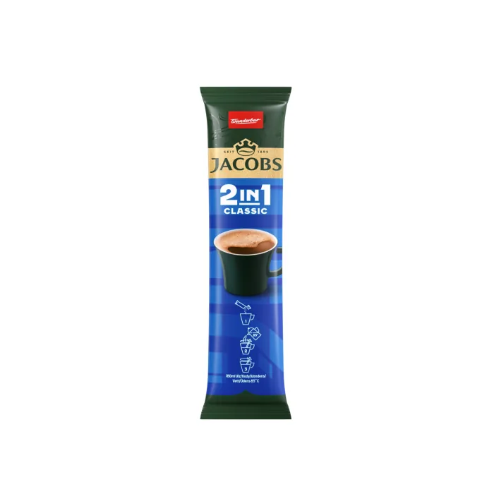 ŠĶĪSTOŠĀS KAFIJAS DZĒRIENS JACOBS 2IN1 12,4G