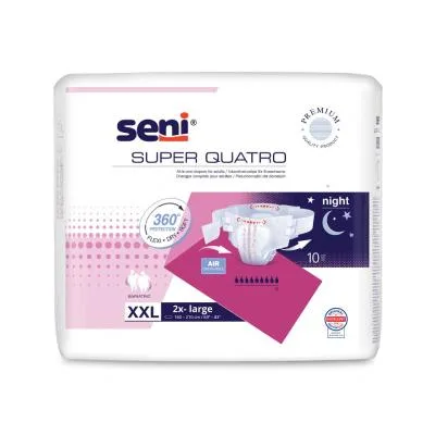 Подгузники для взрослых Seni Super Quatro XXL, 10 шт.