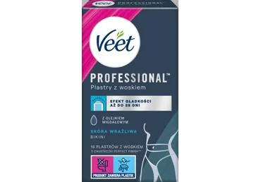 DEPILĀCIJAS VASKA STRĒMELES VEET BIKINI 16GAB.