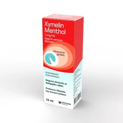 Xymelin Menthol 1 mg/ml deguna aerosols, šķīdums, 10 ml N1