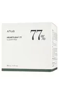 ANUA HEARTLEAF 77% CLEAR PAD ATTĪROŠIE SPILVENTIŅI AR HOTŪNIJU, 160ML