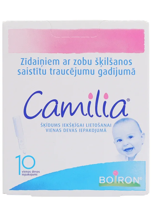 Camilia šķīdums (zobu šķilšanās), 10 devas