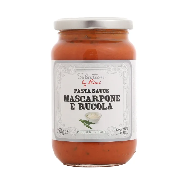 MĒRCE SELECTION BY RIMI AR MASKARPONES SIERU UN RUKOLU 350G