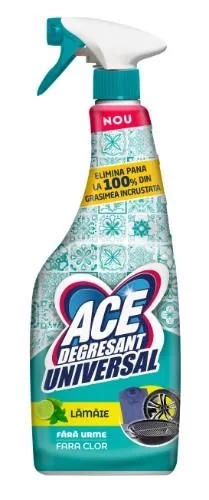 IZSMIDZINĀMS UNIVERSĀLS TĪRĪŠANAS LĪDZEKLIS ACE, LEMON, 650ML