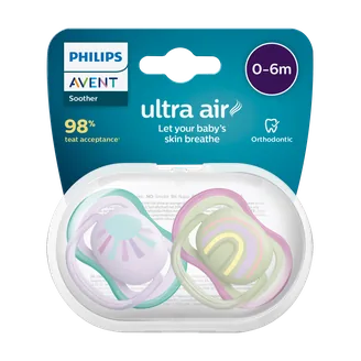 Māneklītis Philips Avent Ultra Air 0-6 m 2 gab meitenēm