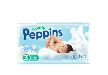 AUTIŅBIKSĪTES PEPPINS COMFY S3 6-10KG 49GAB.