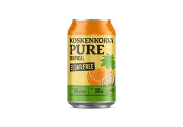 Алкогольный коктейль Koskenkorva Pure Tropical 5,5%, 0,33 л