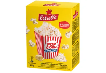 POPKORNS ESTRELLA AR SVIESTA GARŠU 3X90G
