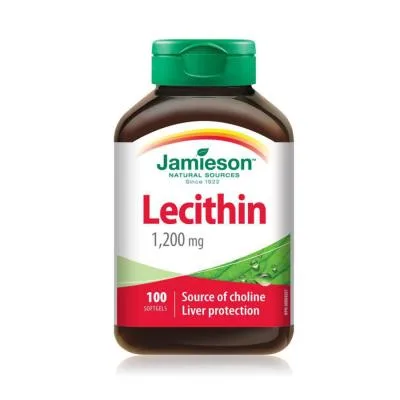 Jamieson lecitīns 1200 mg kapsulas N100