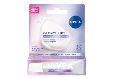 LŪPU BALZAMS NIVEA GLOWY LIPS 10ML