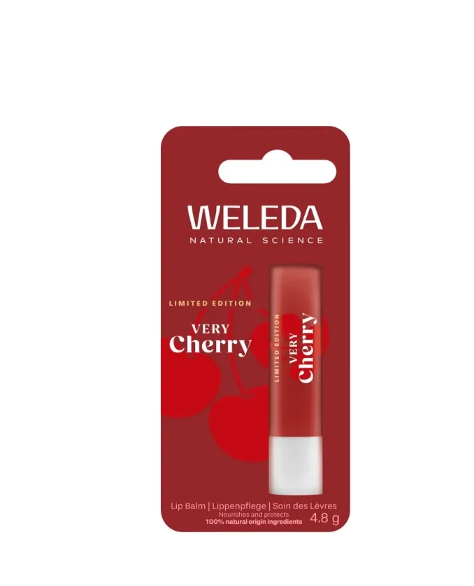 Weleda Very Cherry lūpu balzams, 4,8 g