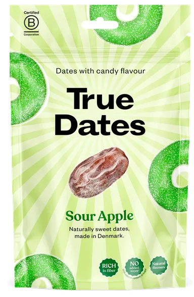Финики сушёные кислые яблочные True Dates, 100 г