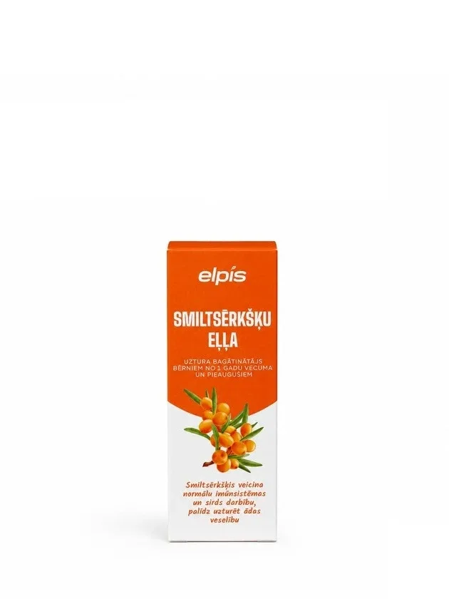 Smiltsērkšķu eļļa Elpis, 50 ml