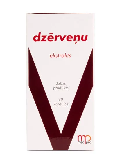 Medpro dzērveņu ekstrakts, 30 kapsulas
