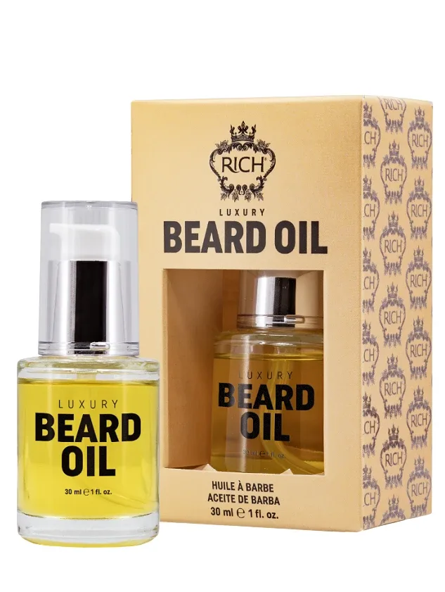 Rich Man izsmalcināta bārdas eļļa, 30 ml
