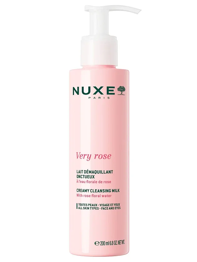 Nuxe Very Rose krēmveida attīrošs pieniņš, 200 ml