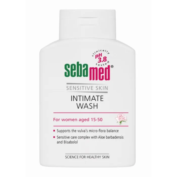 INTĪMĀS HIGIĒNAS LĪDZEKLIS SEBAMED SIEVIETĒM PH 3,8 200ML