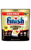 FINISH ULTIMATE PLUS 1 LEMON TABLETES TRAUKU MAZGĀŠANAS MAŠĪNAI, 120GAB.