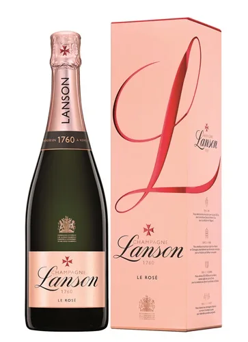 Шампанское Lanson Le Rosé Brut, в подарочной упаковке, 12,5%, 0,75 л