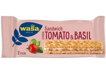 SENDVIČS AR TOMĀTU BAZILIKA PILDĪJUMU WASA 40G