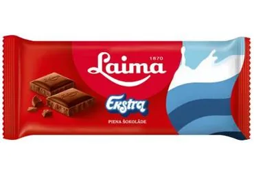 PIENA ŠOKOLĀDE EKSTRA LAIMA 90G