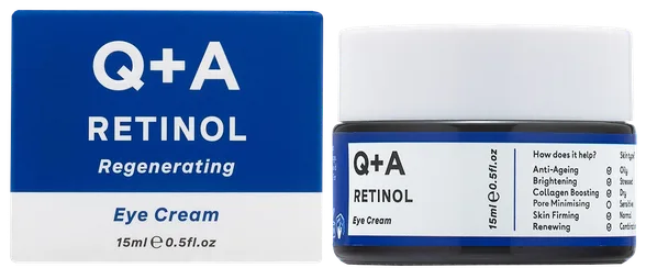 Q+A Retinol Regenerating acu krēms, 15 ml