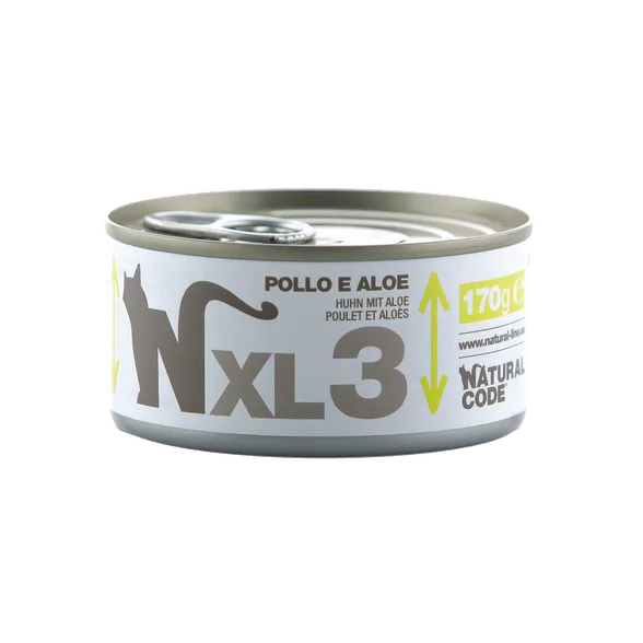 Natural Code XL3 vista un alveja mitrā barība, 170 g