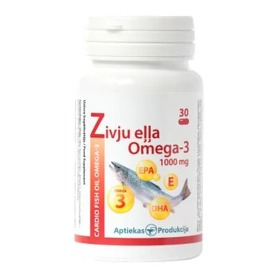 Ap zivju eļļa omega-3 1000 mg kapsulas N30