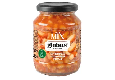BALTĀS PUPIŅAS TOMĀTU MĒRCĒ GLOBUS 330G