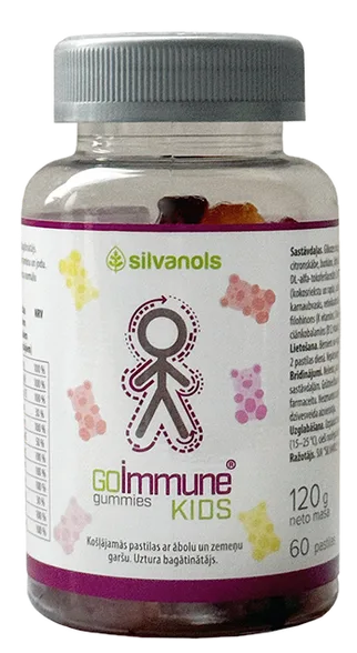 Goimmune Kids Gummies košļājamās pastilas, 60 gab.
